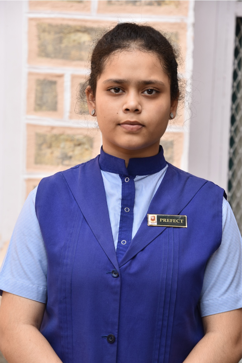 PREFECT CLASS XII A VINISHA DAYMA