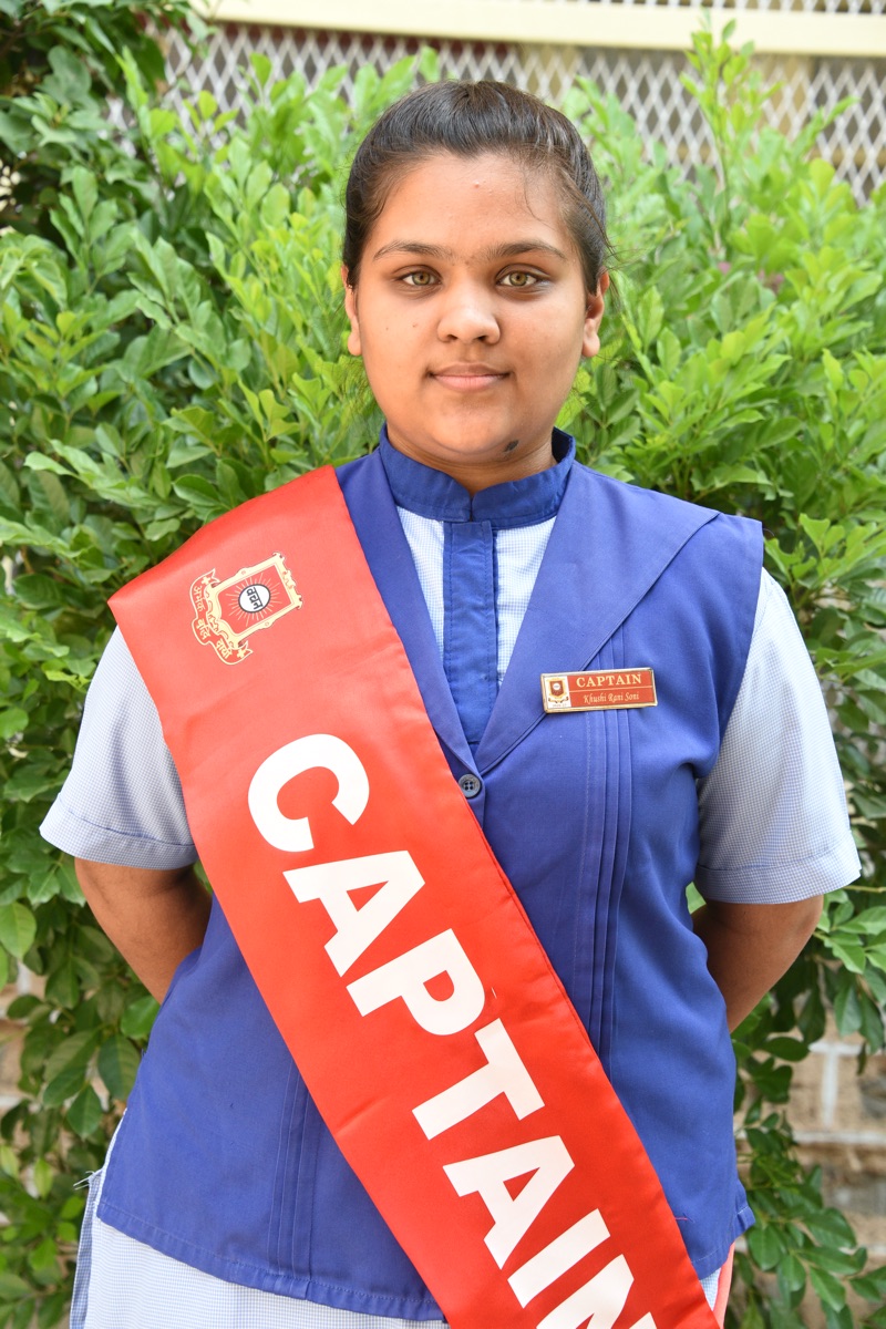 CAPTAIN   RUBY HOUSE KHUSHI RANI SONI CLASS XII C