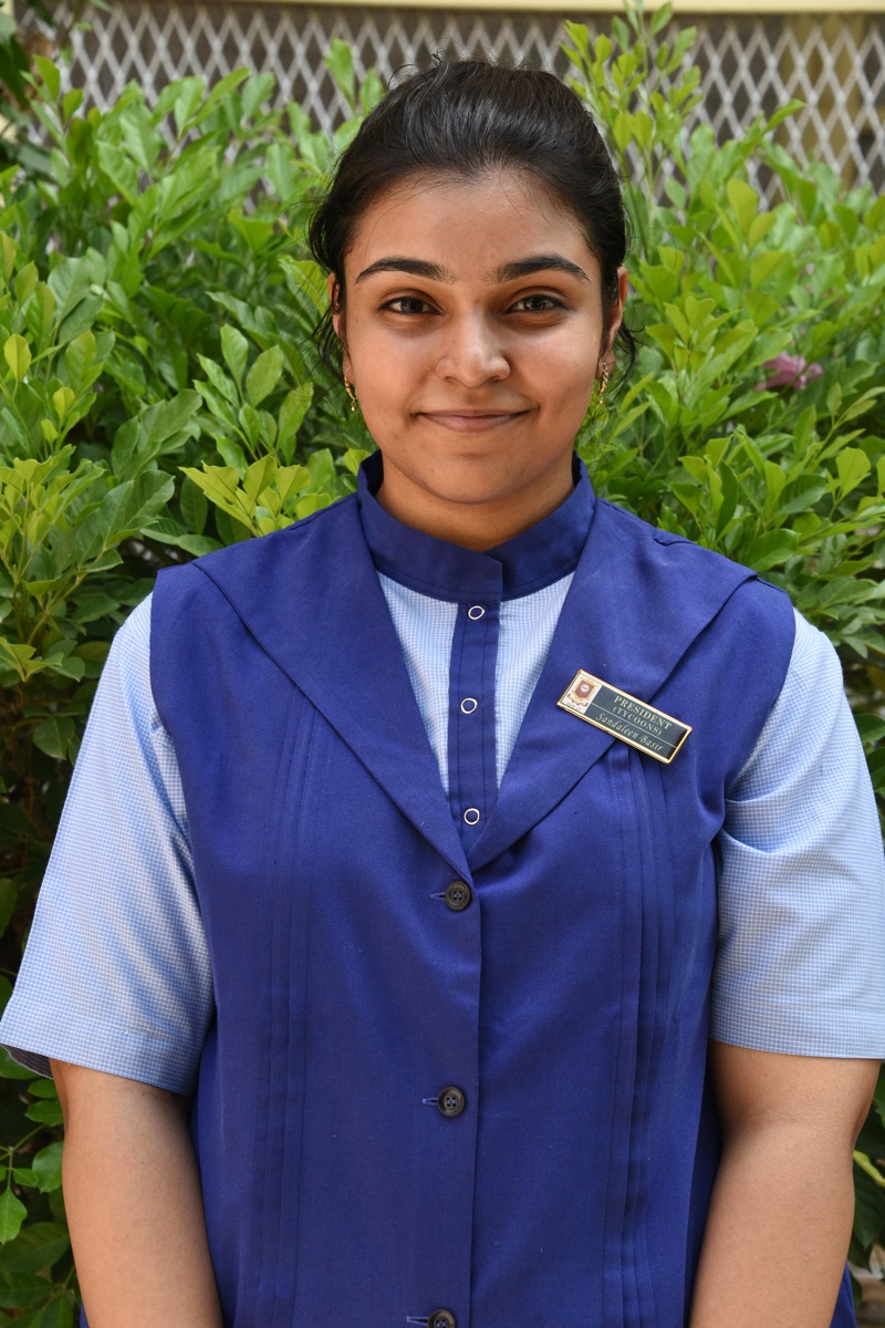 PRESIDENT (ENTREPRENEUR CLUB TYCOONS) SANDALEEN BASIR CLASS XII C