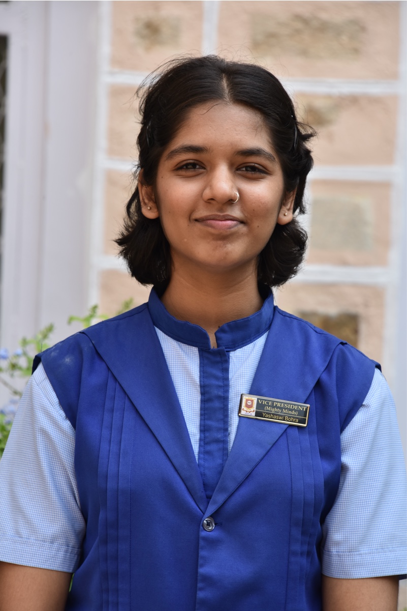 VVICE PRESIDENT (MIGHTY MINDS)YASHASWI BOHRA CLASS XII B